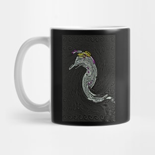 colourful seahorse design Mug